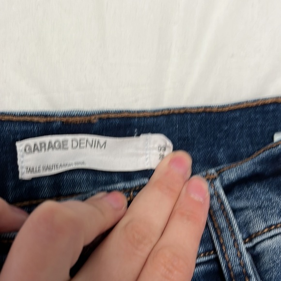 Garage high rise ripped knee jeggings - Picture 3 of 4